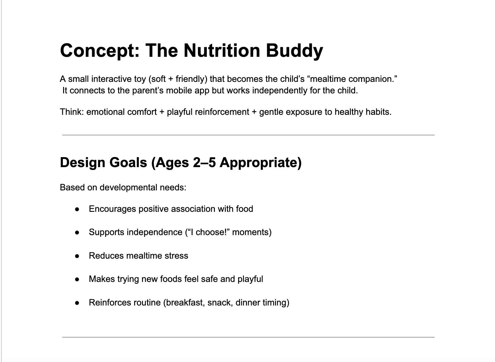 Here, I refined and updated the “Buddy” concept while narrowing down our target age group.